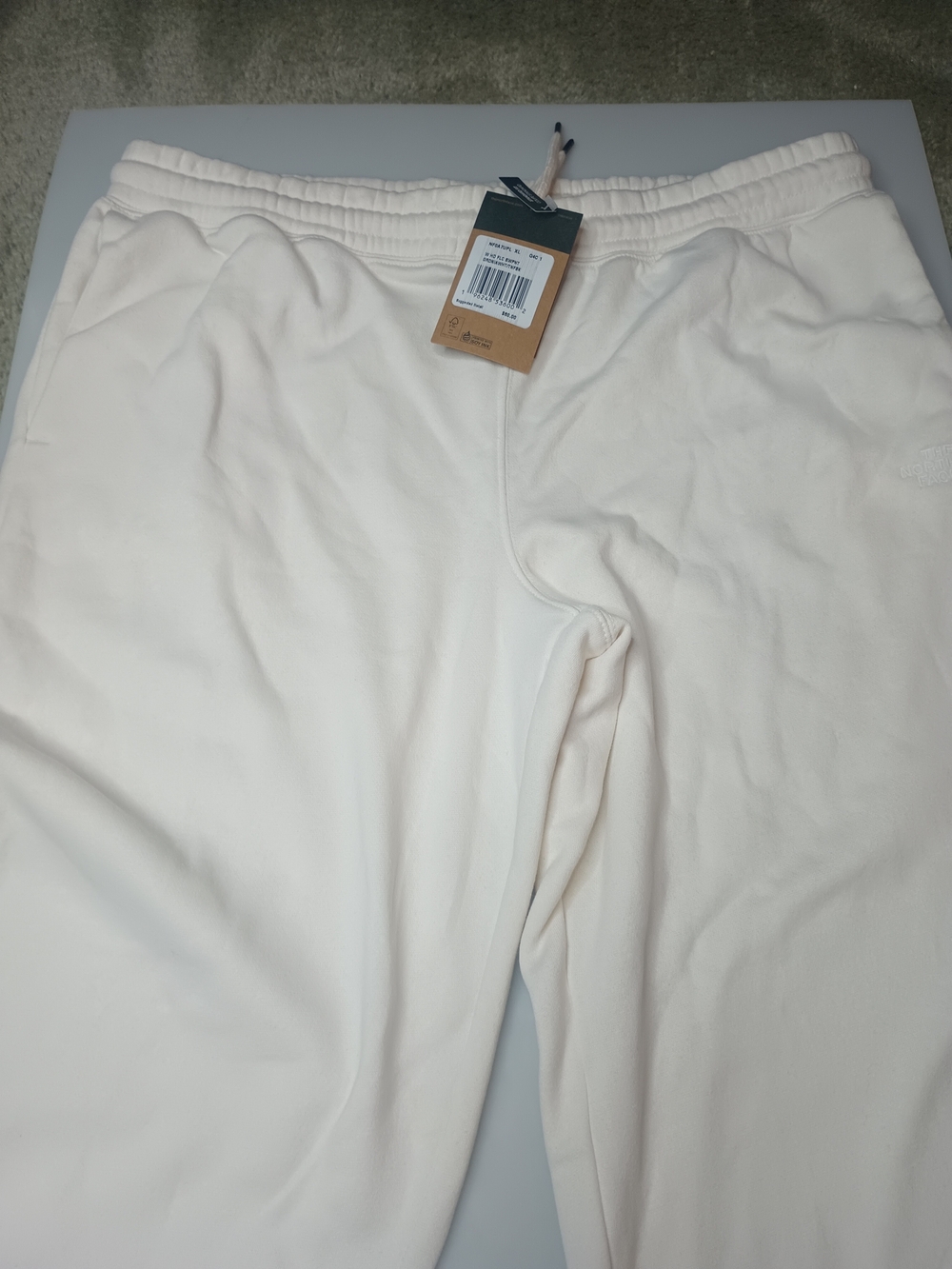 The North Face Men's Cream Jogger Sweatpants - Lightweight Comfort